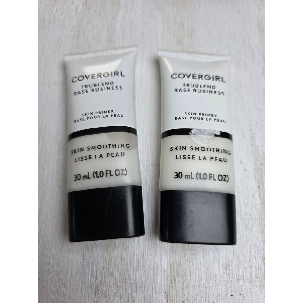 Covergirl TruBlend Base Business Skin Smoothing Primer 30mL 1oz Lot of 2 NEW